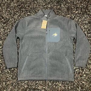 Rivalry Threads 91 Classic Fit Montana State Bobcats Full Zip Fleece Jacket Sz L